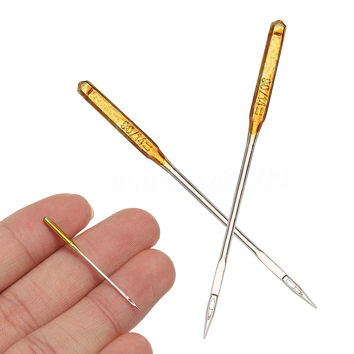 JX-LCLYL 50pcs New Sewing Machine Needle Regular Ball Point Size 90/14 No.14 For Singer