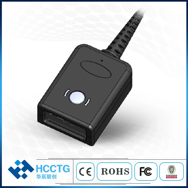 USB 2D Laser Barcode Scanner Module Mini Portable Handheld Laser Embedded barcode reader PDF417 QR Code Scanner HS-4100