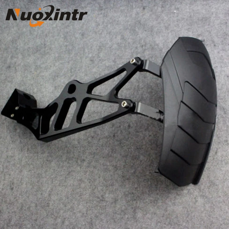 Nuoxintr Aluminum ABS Plastic Motorcycle Rear Fender Black Motorbike Cover Mudguard For Kawasaki Z1000 Z1000SX 2010-2016