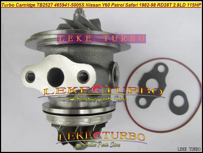 Turbo Cartridge CHRA TB2527 465941-5005S 465941 452022-0001 Turbocharger For NISSAN Y60 Patrol Safari 1982-98 RD28T 2.8L D 115HP