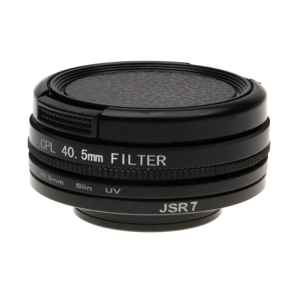 New Clownfish For SJCAM SJ6 Legend SJ7 Star MC Lens UV+CPL+Protection Cap Lens UV Filter Lens Cover For Sj8 Pro Air/Polarizatio
