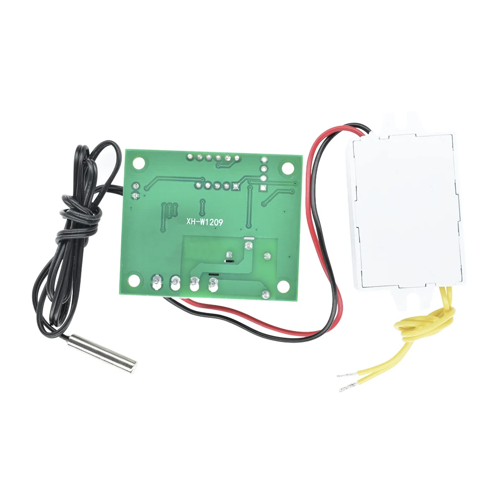 W1209 AC 110V-220V LED Digital Thermostat Temperature Control Thermometer Thermo Controller Switch Module w/ Power Supply AC-DC