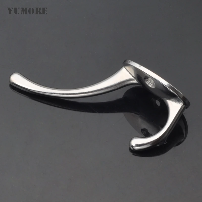 YUMORE 1000pcs/LOT Double Hook Metal Coat Hooks Key Bag Hook Vintage Retro Design Wall Mounted Clothes Hooks