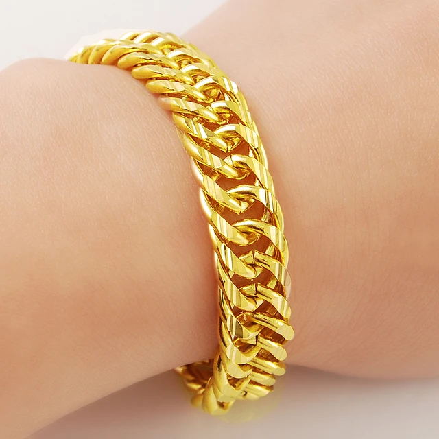 Gold men bracelet price store
