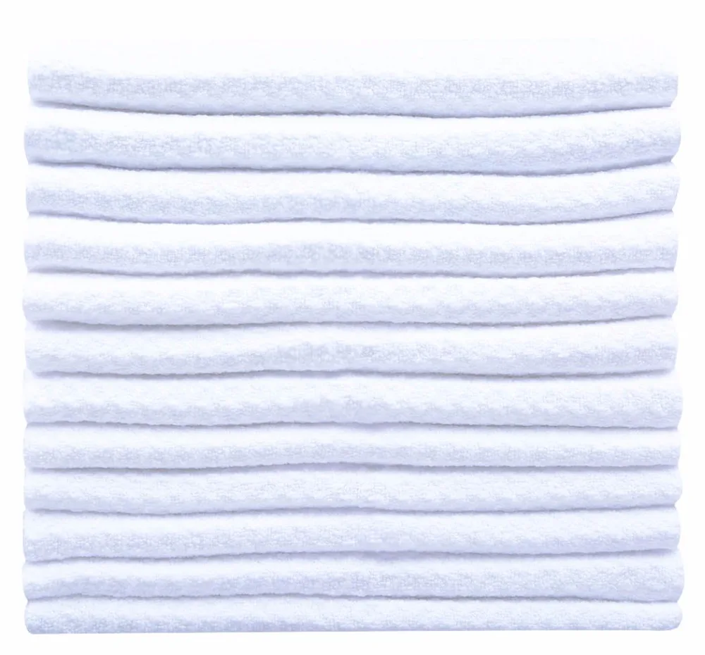 Sinland Homehould Microfiber Waffle Weave Fiber Towel Dishcloths Kitchen Cleaning Cloth Fast Drying 20cmx20cm 10PC/LOT White