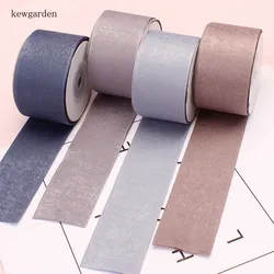 Kewgarden 40mm 25mm 10mm Double Face Thick Velvet Satin Ribbons Handmade Tape DIY Bowknot Ribbon Riband Packing Ribbon 5 meters