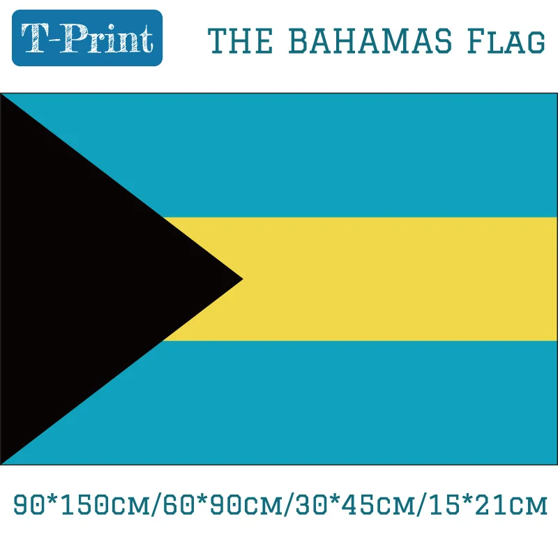 

90*150cm/60*90cm/30*45cm/15*21cm The Bahamas National Flag Banner and flag decoration/national flag