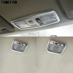 For Mitsubishi Outlander 2013 2014 2015 2016 2017 ABS Chorme Car Interior Front Rear Reading Light Lamp Cover Trim Decoration