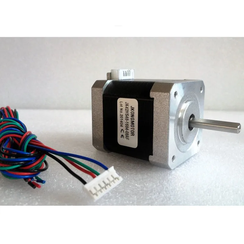 

5pcs Nema17 Stepper Motor 42HS48-1684-08AF single shaft 0.55NM 1.68A 48mm CNC Engraving