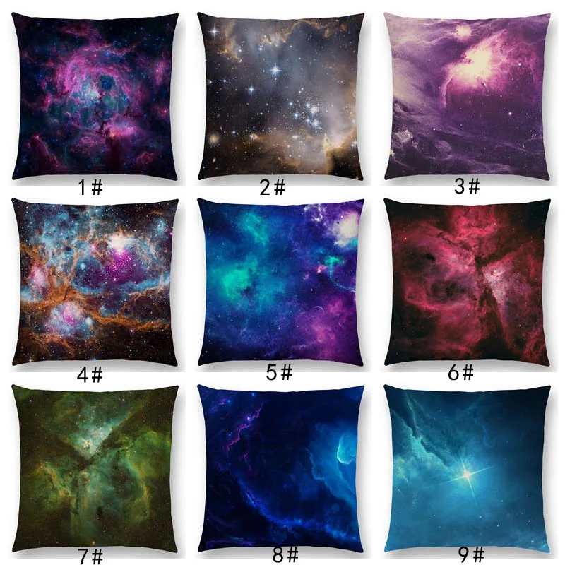 

2022 New Secrets of The Universe Dreamy Nebula Amazing Galaxy Interesting Astronomy Sofa Pillow Case Home Decor Cushion Cover