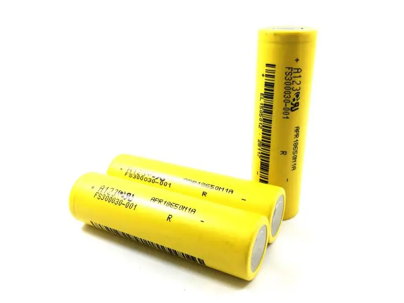 10 Buah Manufaktur untuk AS A123 APR18650M 18650 Baterai 3.2V 1100Mah 30C Baterai Lithium Fosfat Besi Isi Ulang