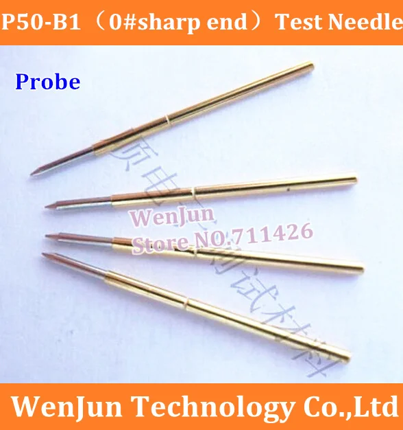 Free shipping P50-B1 (0# pointed) test nedld ,probe, 0.68mm needle thimble for ICT Test 200PCS/LOT