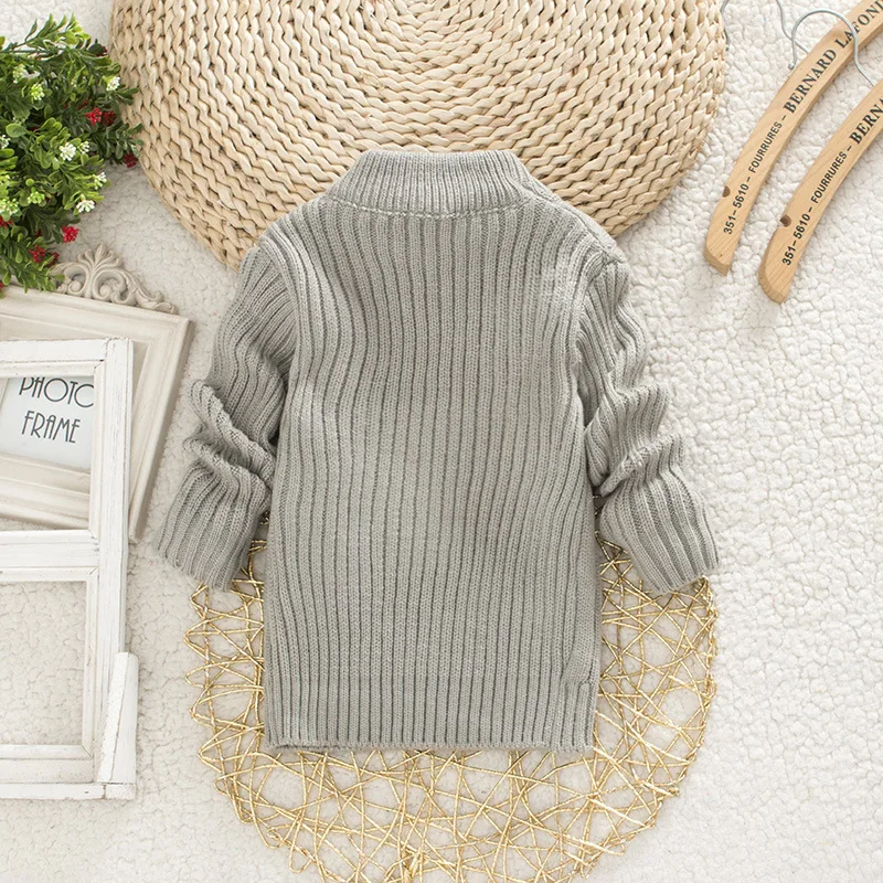 DIIMUU Baby Girl Clothes Sweater Girls Child Winter Clothes Girls Pullover Kids Clothing Pink Knitted Sweater Soft 2-8 Years