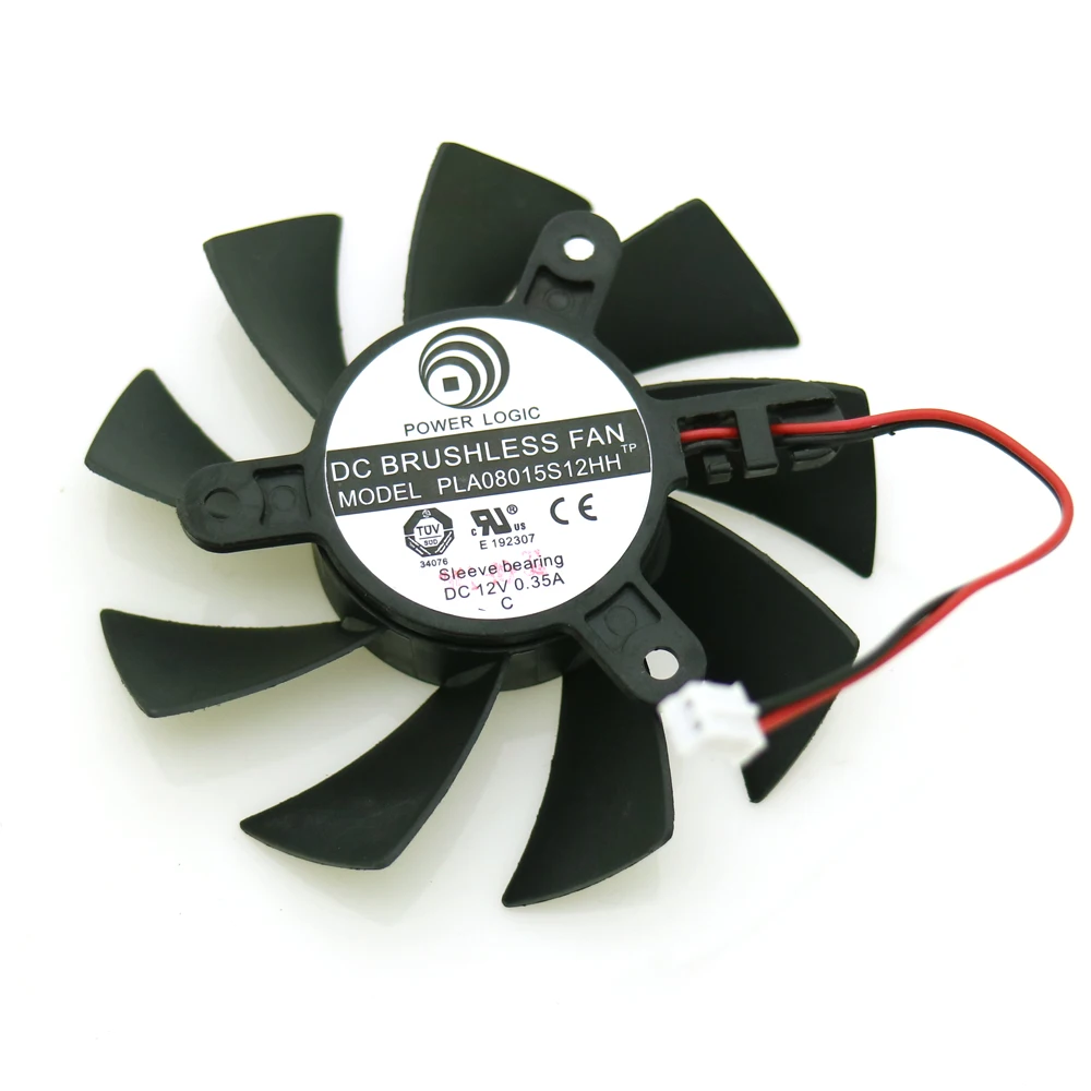 Ventilateur de refroidissement de carte graphique XFX HD5670 HD6770 HD6750, 12V 0.35A 75mm 42x42x42mm, 2 fils