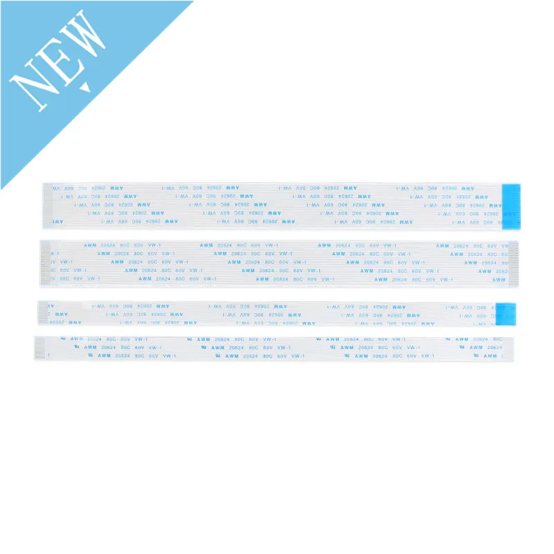 10PCS FPC/FFC ริบบิ้นยืดหยุ่นแบน 12 Pin 0.5 MM/1.0 MM PITCH 6/ 10/15/20/25/30/40 ซม.ความยาวย้อนกลับทิศทาง