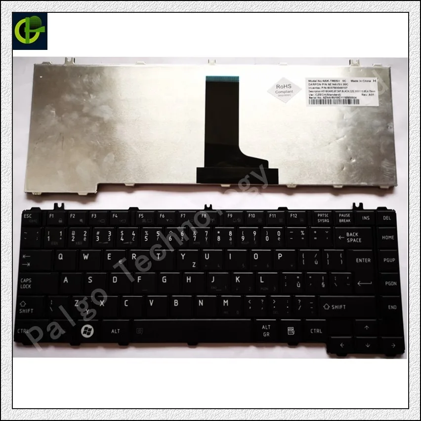 Czech Keyboard for Toshiba Satellite  C600  C600D C640 C645 L745D L600 L600D L630 L640 L640d L645 L645d L700 CZ fit Slovakia SK