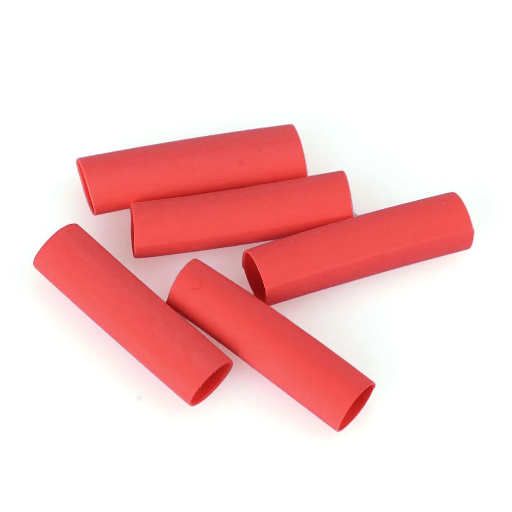 Eightwood 100pcs Red 3.5*18mm Dia Heat Shrink Tube Sleeving for 1.37 RG178 RG316 RG174 Cabel