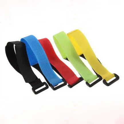 NEW Magic Sticker Strap Nylon LiPo Battery Tie Strap Fastener Reusable Cable Wrap 10pcs/bag for QAV250 F450 500 550 Quadcopter