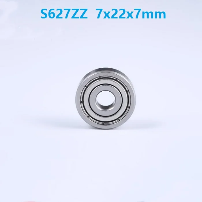 

20pcs ABEC-5 S627ZZ S627 ZZ 7*22*7mm Stainless steel Ball bearing Miniature Stainless steel Deep Groove Ball Bearings 7x22x7mm