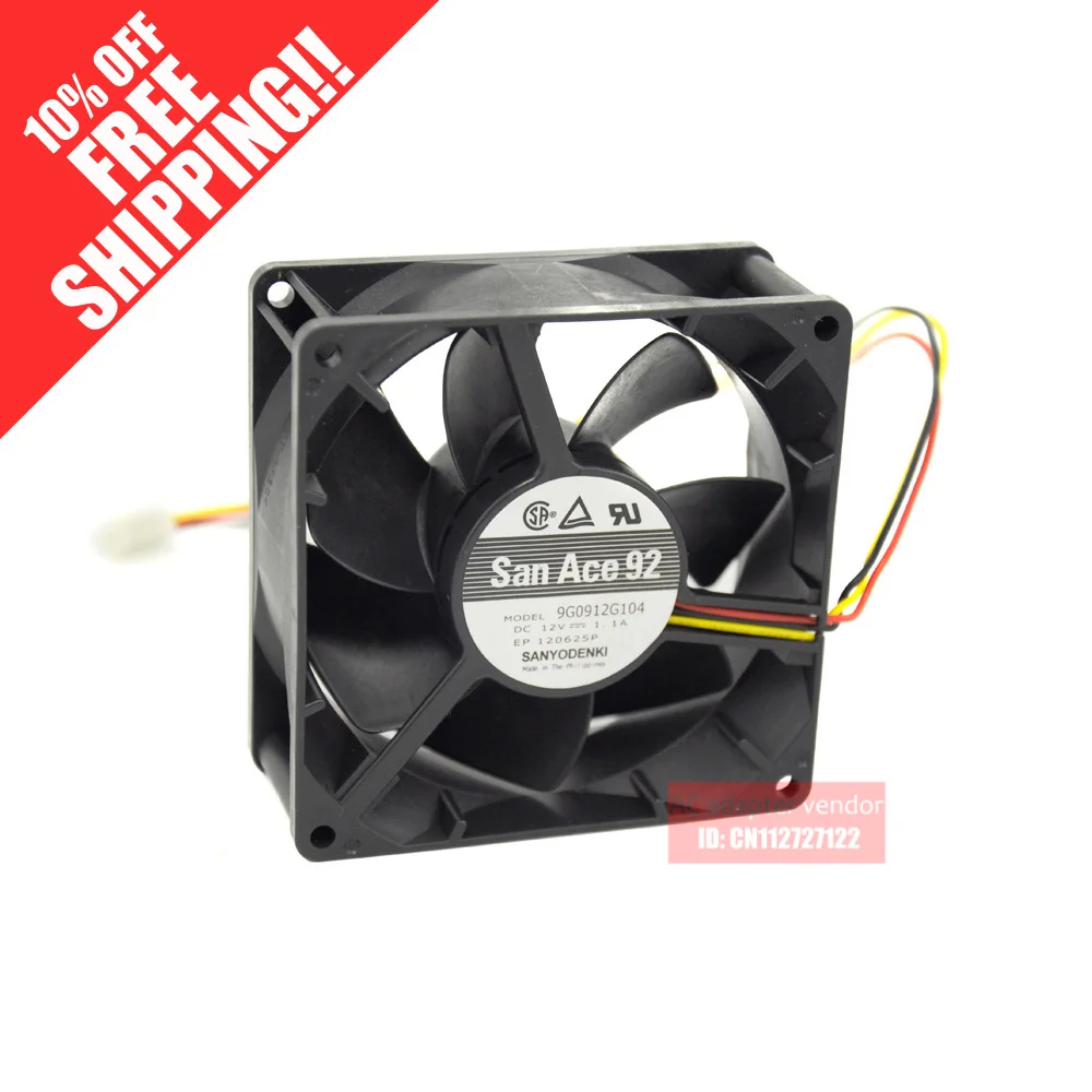 

NEW SAN ACE 92 9G0912G104 9038 9CM 12V 1.1A 3line cooling fan