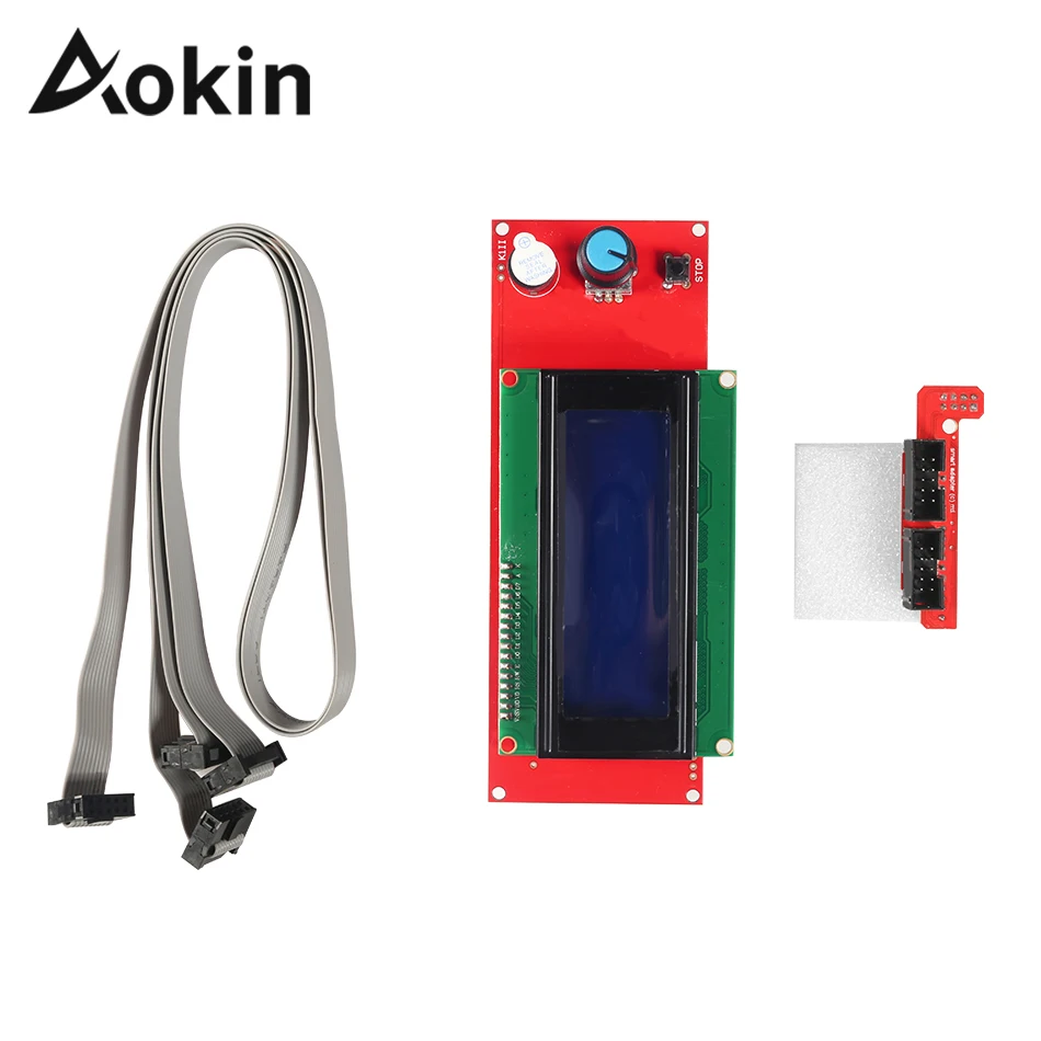 

Aokin 2004 LCD Display 3D Printer Reprap Smart Controller Reprap Ramps 1.4 2004 LCD Control