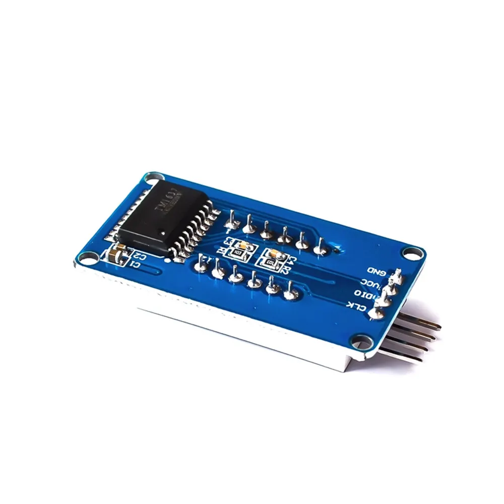 TM1637 4-bit Digital LED Display Module, adequado para Arduino, 7 segmentos, 0,36 "relógio, tubo digital