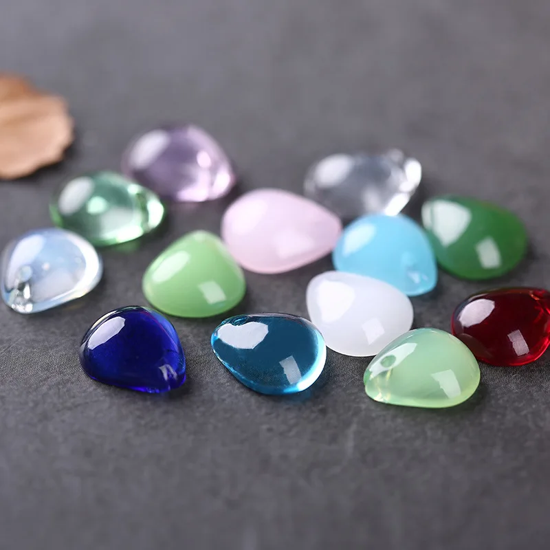 10 Pcs 10X12 Mm Perline di Vetro Murano Perle di Vetro di Cristallo di Goccia Dell\'acqua di Fascino Handmade Dell\'orecchino Della Collana Dei Monili