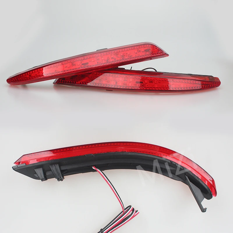 Rear Bumper Reflector Brake Light For Nissan Almera Bluebird Sylphy 2009 2010 2011 Backup Stop Tail Warning Lamp car accessories