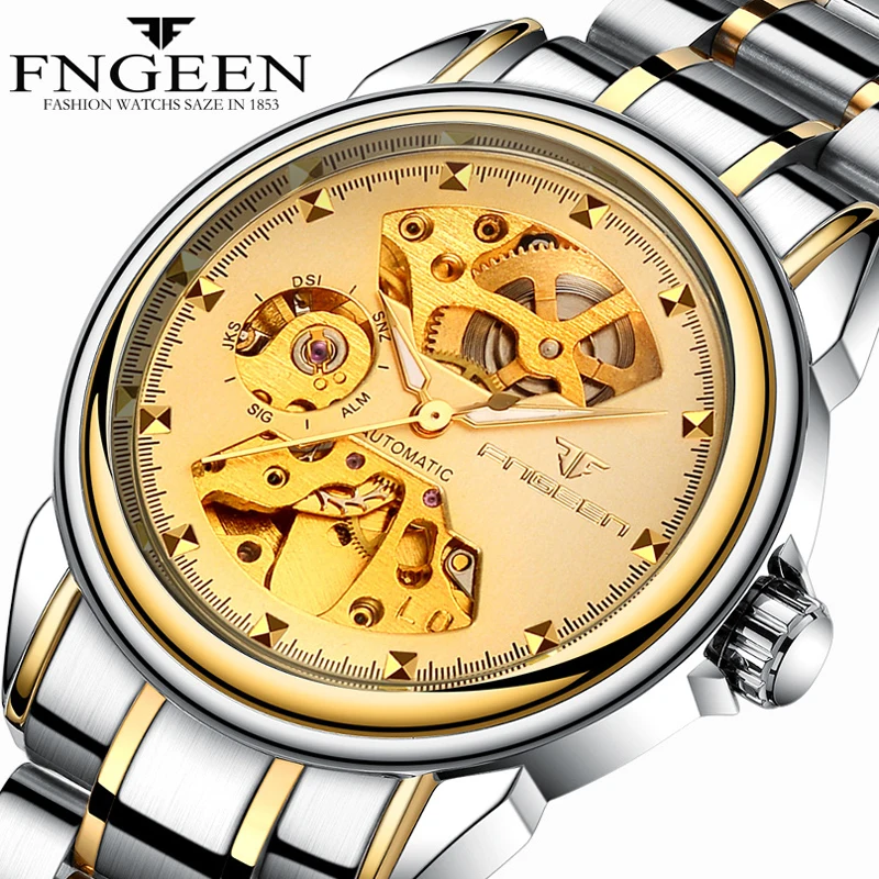 Vrouwen Horloges Top Merk Elegante Dames Horloge Automatische Reloj Mujer Staal Waterdichte Lichtgevende Vrouwelijke Horloge Mechanisch Montre