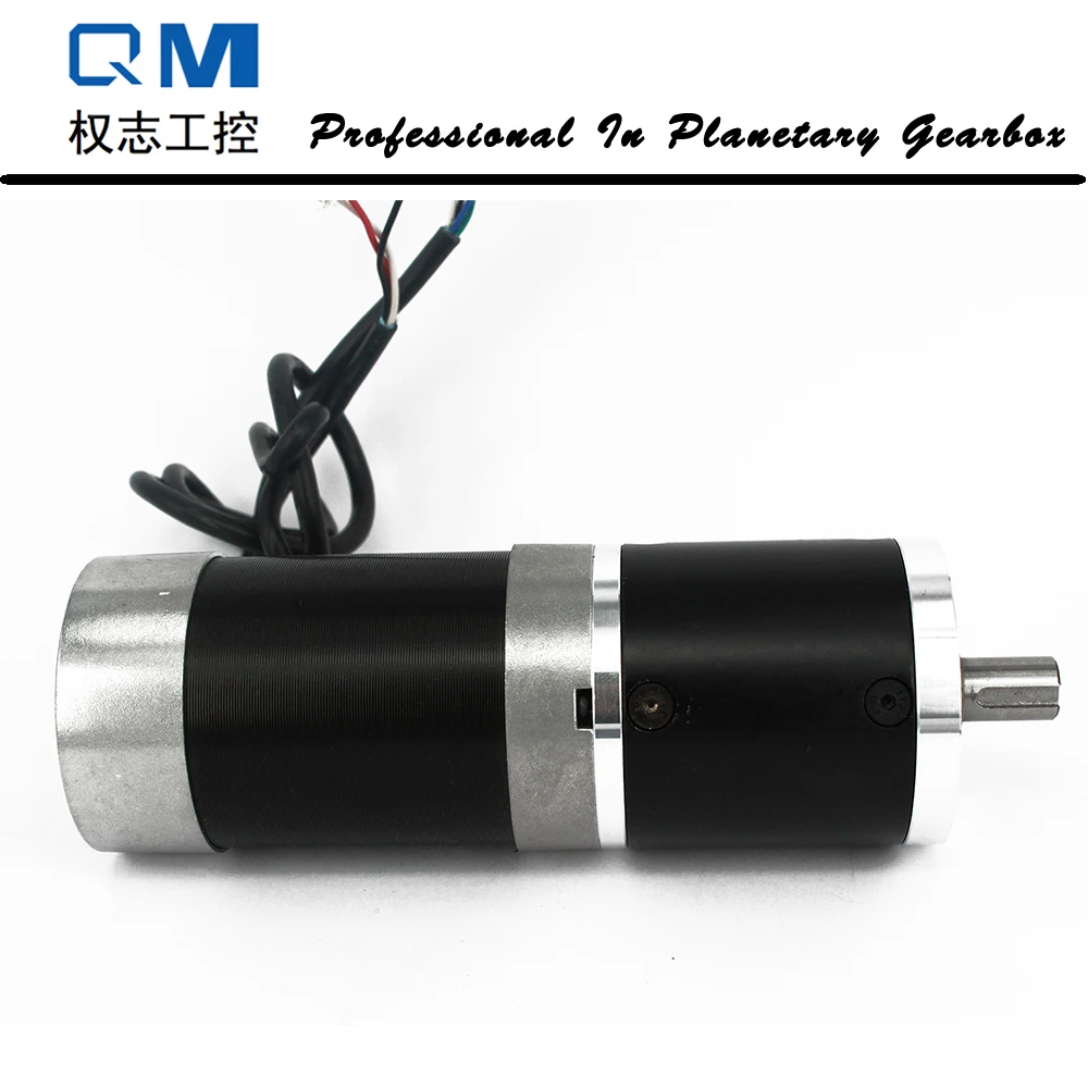 

NEMA23 120W 24V 4000Rpm Gear Brushless DC Motor BLDC Planetary Gearbox Ratio 30:1 Reducer