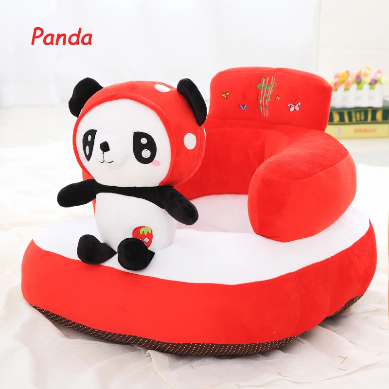 Soft Stuffed Baby Seat Plush Toy Cute Animal Toys Infant Back Support Learning Sit Safety Baby Sofa Feeding Chair Seat Kids Gift