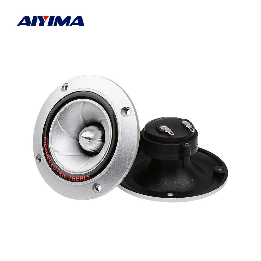 AIYIMA 2Pcs Audio Tweeter altoparlanti piezoelettrici 100W corno suono piezoelettrico altoparlante Driver Treble Buzzer altoparlante Home Theater fai da te