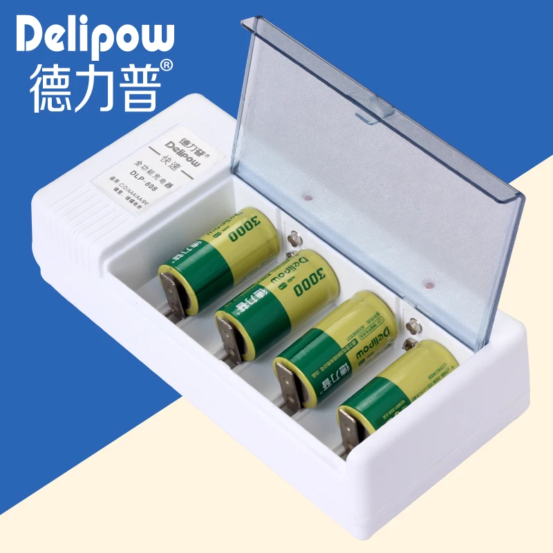 

Genuine /C No. 2 battery No. 2 Rechargeable Battery Charger Kit 1 charge 4 electric delipow battery Rechargeable Li-ion Cell