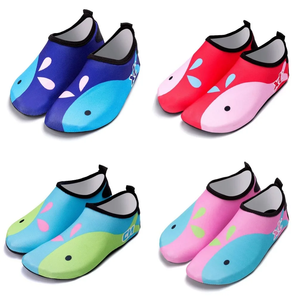 Cute Dear Baby Boys Girls Barefoot Swim Water Skin Shoes Aqua Socks Beach Swim Pool Beach Footwear Accessories AGC0930