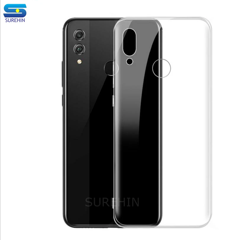 SUREHIN Nice cover dla Huawei Honor V20 V30 10 9 Lite 8X Max 8C V9 8A 10 miękki tpu cienki przezroczysty silikonowy przezroczysty futerał Skin