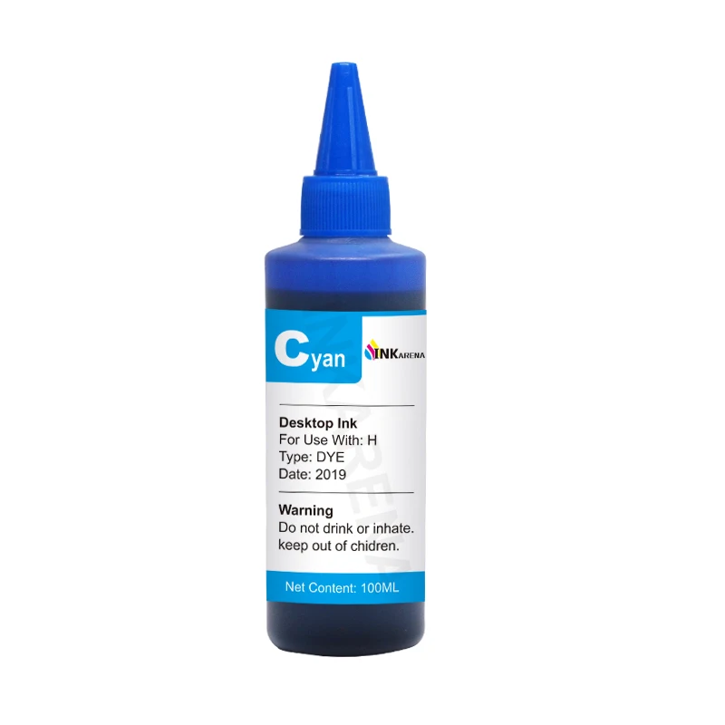 Encre à colorant pour imprimante EPSON, 100ML, 4 couleurs, BK C M Y, pour imprimante Epson Stylus TX106, TX109, TX117, TX119, C51, C91, CX4300