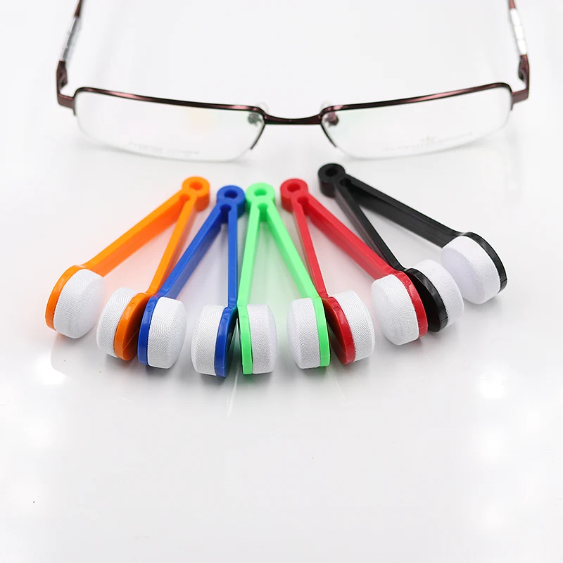 COLOUR_MAX 3pcs Glasses Microfiber Cleaner Brush Wiper Eyeglass Sunglasses