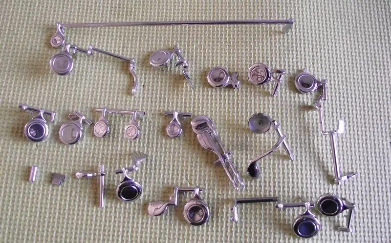 

New Flute repair parts Nickel - plated keys