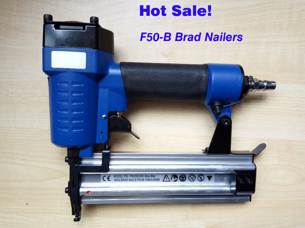 air brad nailer F50-B pneumatic straight nailer, straight nail, length of nail:10-50mm 4-7BAR 60-110psi