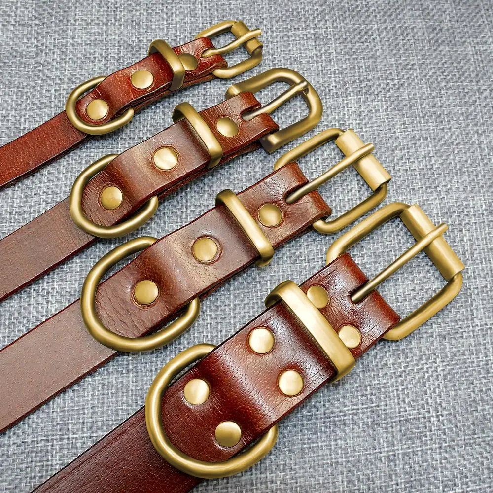Echtes Leder-Katzenhalsband für kleine und mittelgroße Hunde, personalisiertes Hunde-ID-Halsband, individueller Haustiername und Telefonnummer, kostenlose Gravur – Detail 10