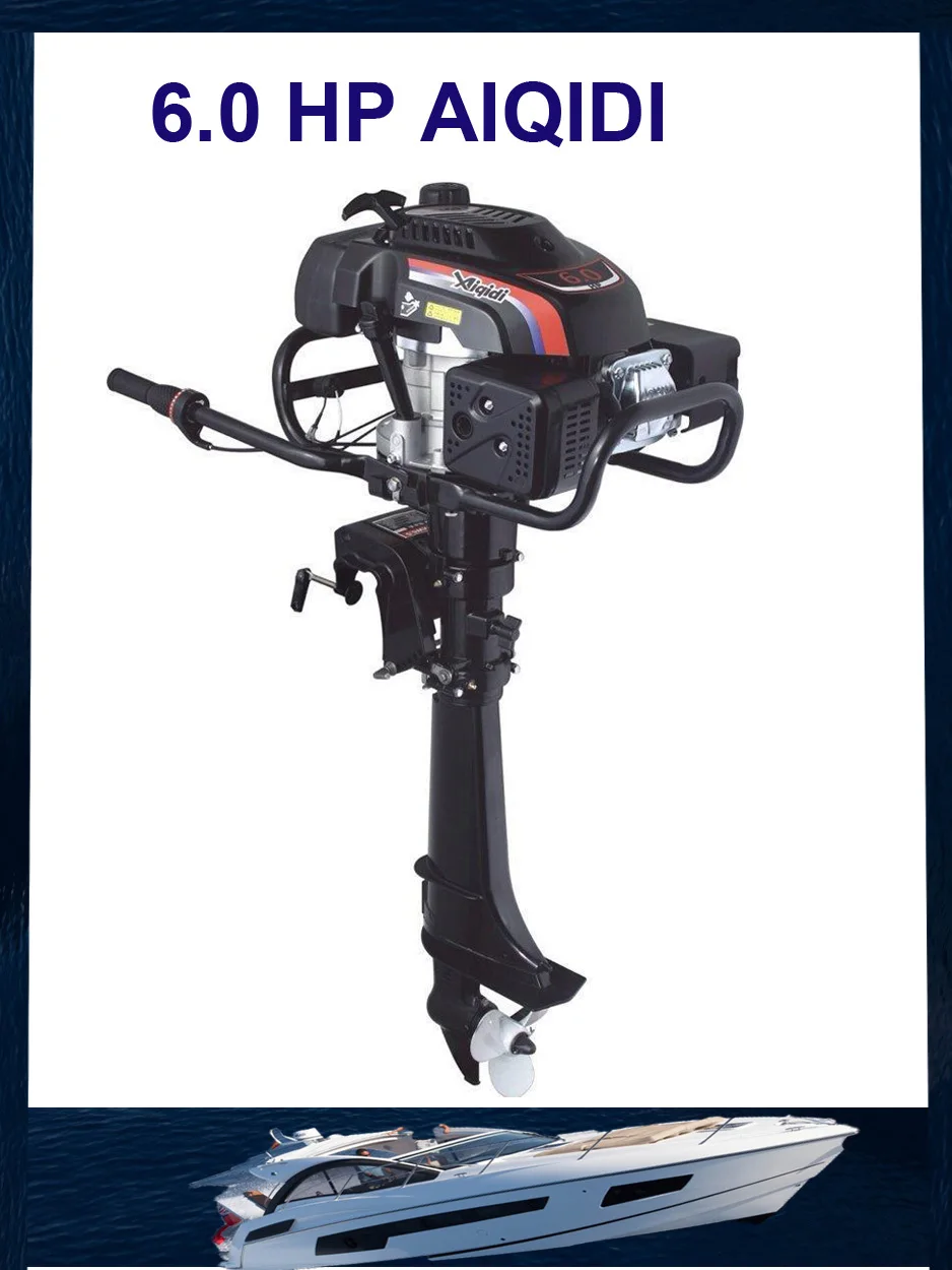 Hot Sale Hangkai Outboard Boat Motor Air Cooled System 4-Stroke 7 HP Gasoline Engine