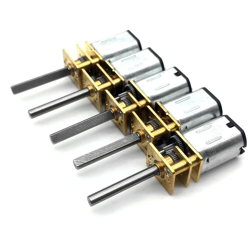 مايكرو N20 تيار مستمر والعتاد المحرك ، 20 مللي متر رمح المحرك الطويل ، 3 فولت ~ 12 فولت DIY بها بنفسك محرك صغير للقفل ، سيارة ذكية/روبوت