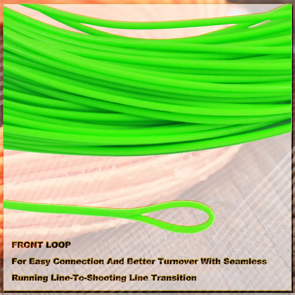Maximumcatch 0,026'' 0,032'' 0,037'' 0,042'' Fly Floating Shooting Line/Running Line z jedną przednią pętlą — zdjęcie 7