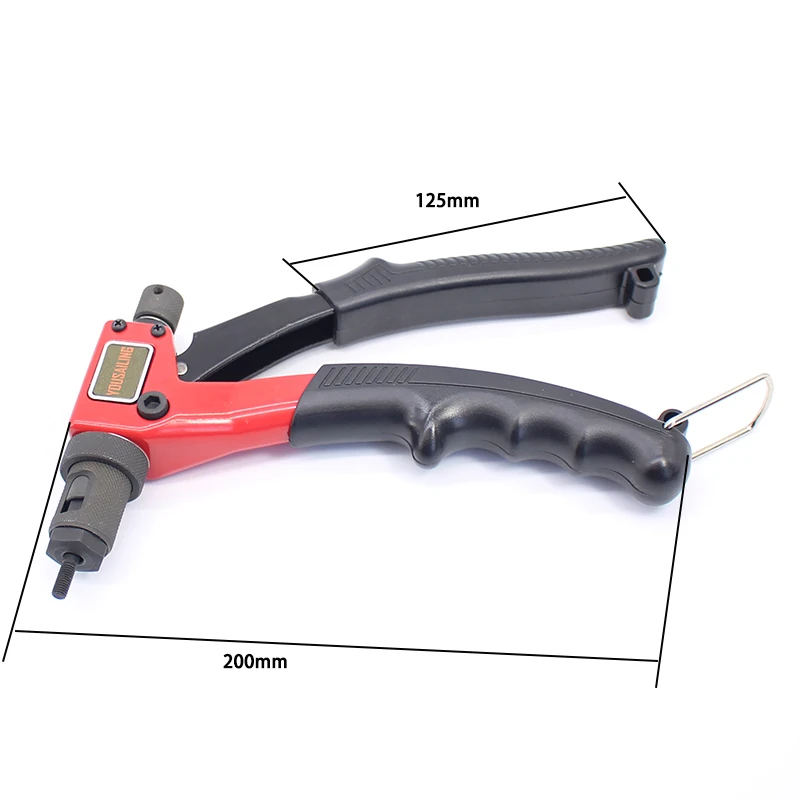 8 "200 Mm M3/M4/M5/M6 Hand Riveter Manual Paku Keling Nut Handle Gun Screw Gun orbital Riveting M3-M6