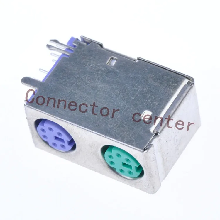 Conector ps2 para foxconn mouse e teclado conector ângulo direito original MH11061-P34-4F