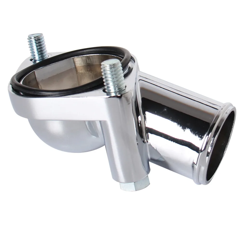 PRECISION AUTO LABS хромированное уплотнительное кольцо с водными горлышками 2661 алюминий, хромированное покрытие, 45 градусов, шеврон, большой/маленький блок, каждый