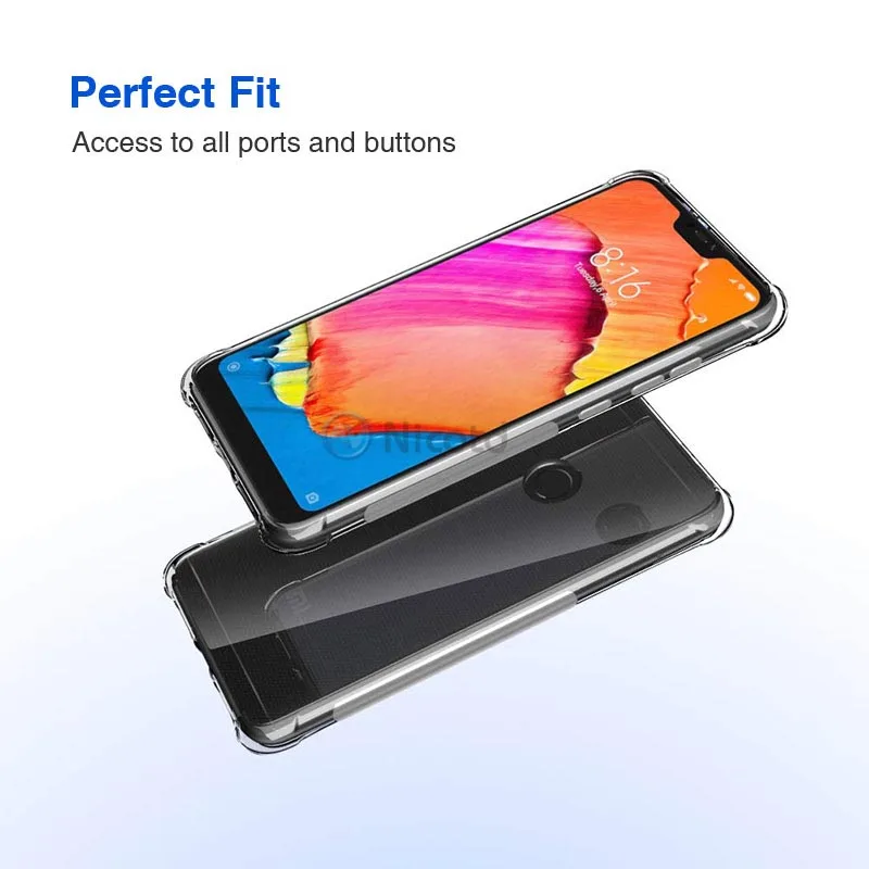 For Xiaomi Redmi note 6pro 7 pro Back Cover phone Case For Xiomi Redmi 7 6 6pro 6A 5 5plus Transparent cases Soft Silicone TPU