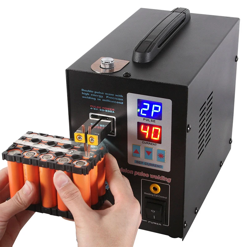 

SUNKKO 737G Double Pulse Spot Welding Battery Spot welder LCD Digital Display Precision Welding Machine for 18650 Batteries Pack