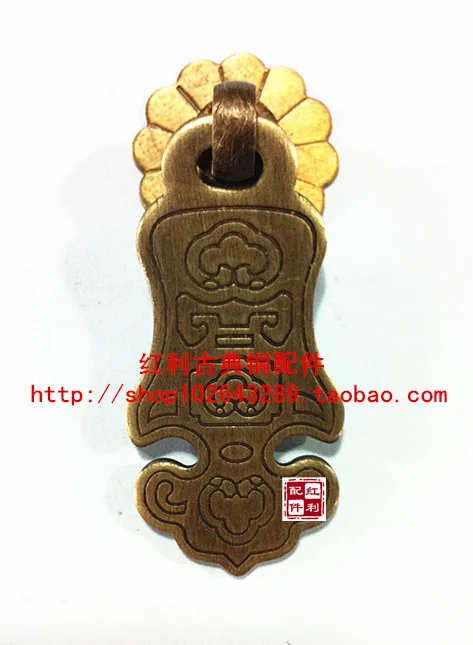 

The bonus of classical Chinese antique copper bronze copper fittings hardware furniture drawer handle Ruyi longevity classic