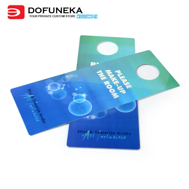 PVC 0.38mm thickness hotel do not disturb sign door hanger printing please do not disturb sign